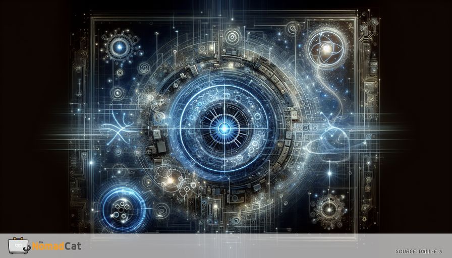 An abstract image encompassing the future and innovation. At the heart of it all, a sleek and ultra-modern computer motherboard radiates with swirls of various shades of blue, symbolizing speed and high efficiency. Centrally located, glowing with vitality, is a sophisticated mathematical symbol or equation, the exact epitome of numerical and scientific computing. Surrounding this focal point are interlinked gears and circuit lines that transition smoothly into one another, demonstrating the unison of high-level syntax and low-level power. Delicately etched around the edges are luminous depictions of intricate data structures and scientific tools, signifying the utility of Julia in the domains of science and engineering. The overall feeling of the image should scream top-notch innovation and computational mastery.